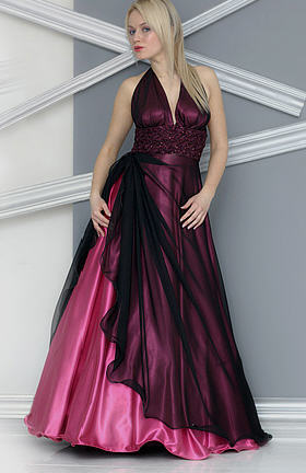 Modna suknia wieczorowa - SUKNIE LUBNE i balowe